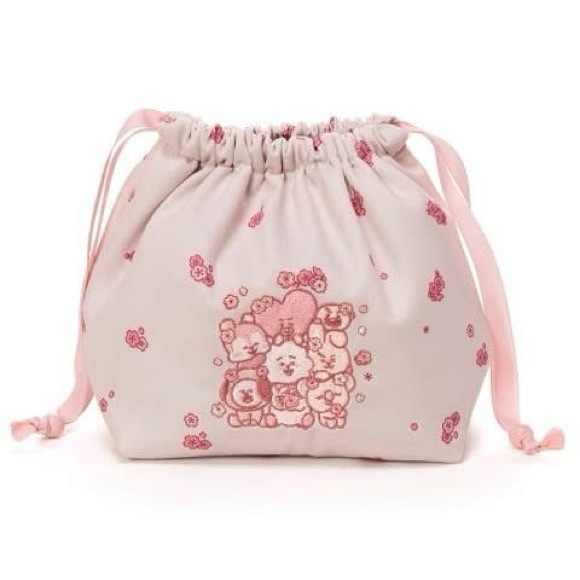 BT21 Line Friends Sakura Insulated Lunch Tote BTS (Japan Exclusive)